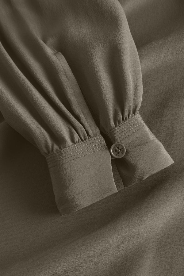Rue De Tokyo DORA DRESS SILK WALNUT
