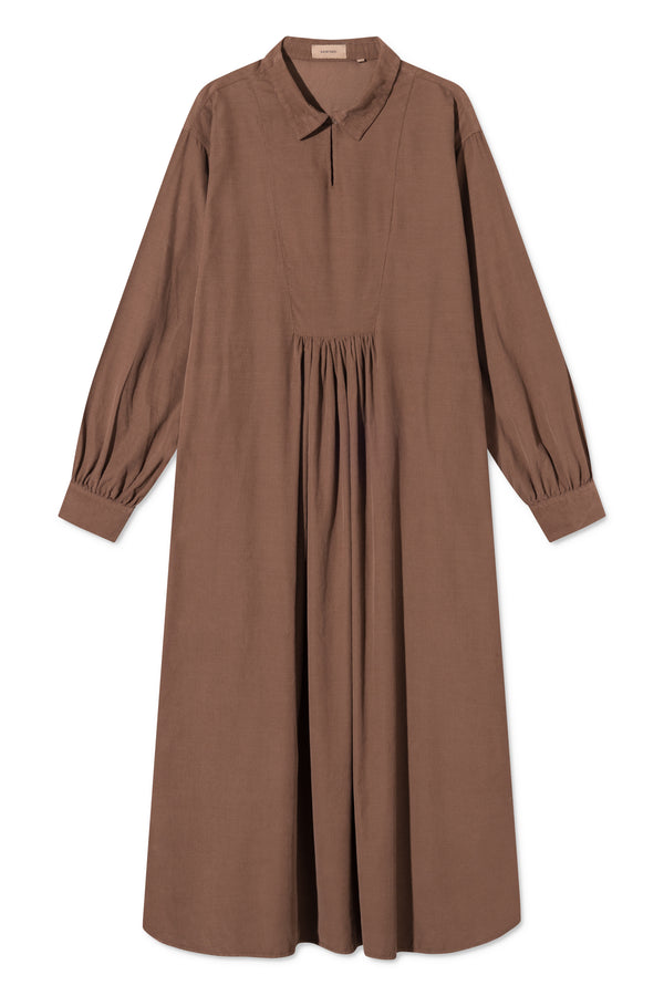 rue de tokyo DREW DRESS BROWN