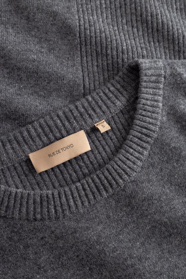 Rue De Tokyo KARA MERINO - GREY MELANGE