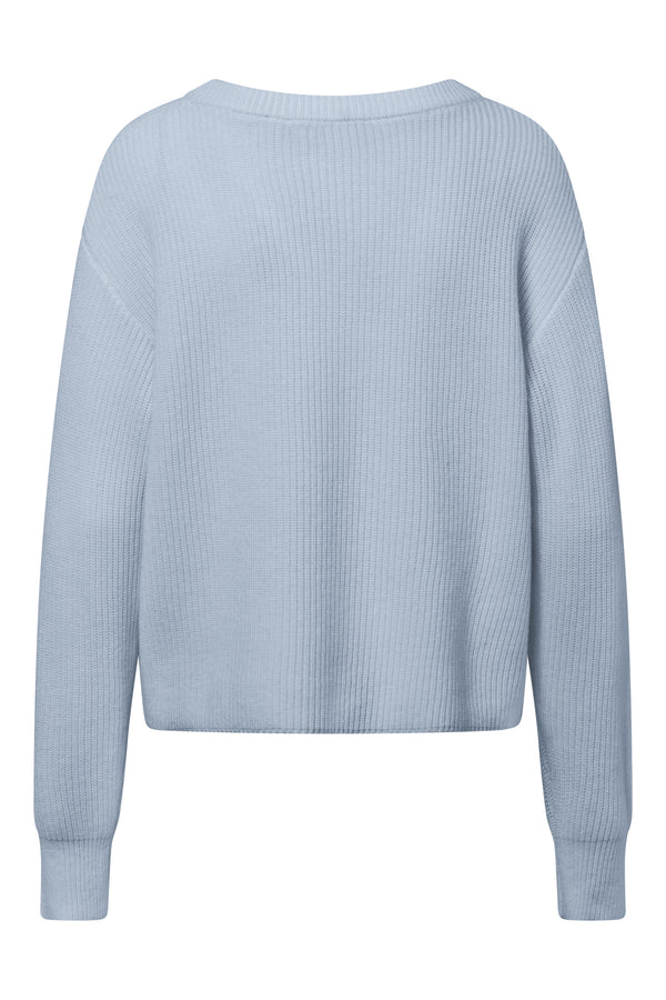 Rue De Tokyo KARLI WOOL CASHMERE BLEND - DOVE BLUE
