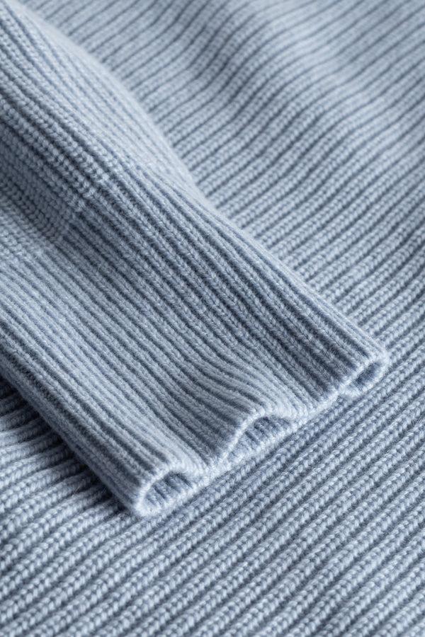 Rue De Tokyo KARLI WOOL CASHMERE BLEND - DOVE BLUE