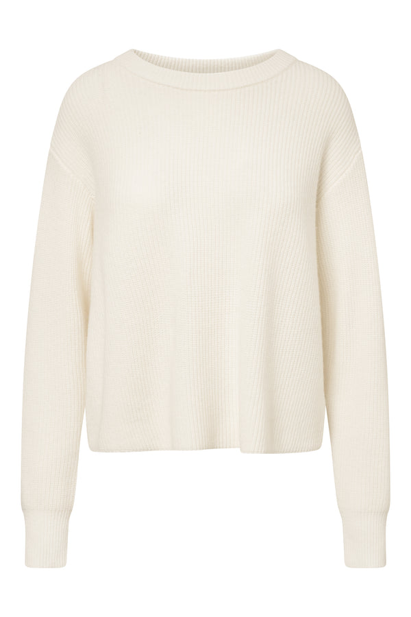 Rue De Tokyo KARLI WOOL CASHMERE BLEND - WHITE