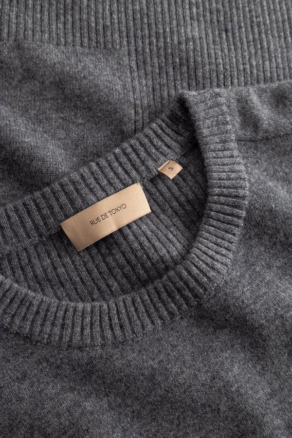 Rue De Tokyo KARRIE MERINO - GREY MELANGE