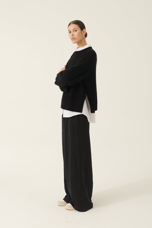 Rue De Tokyo KATH CASHMERE SILK - BLACK