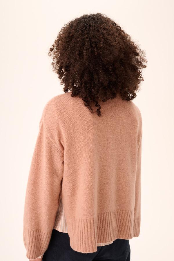 Rue De Tokyo KATH CASHMERE SILK - BLUSH MELANGE