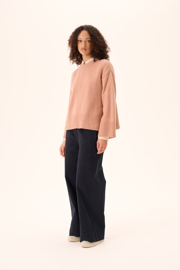 rue de tokyo KATH CASHMERE SILK - BLUSH MELANGE