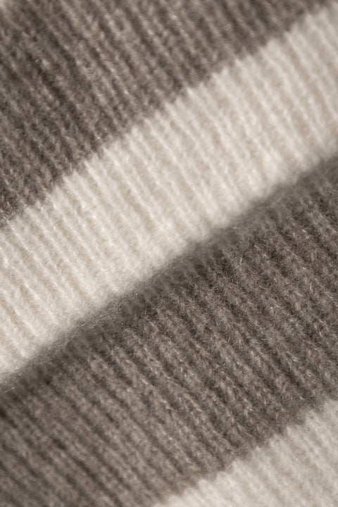 Rue De Tokyo KITTI HAT STRIPE IVORY/NOUGAT