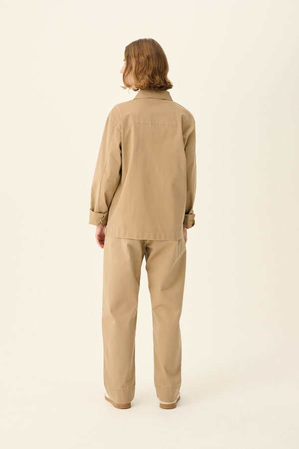 Rue De Tokyo PALLA PRE DYED TWILL - LIGHT BROWN