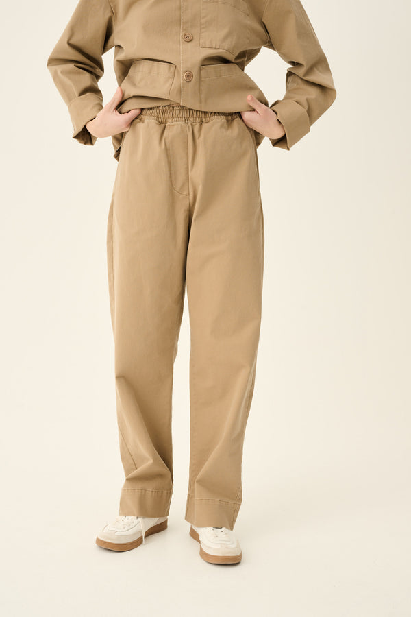 Rue De Tokyo PALLA PRE DYED TWILL - LIGHT BROWN