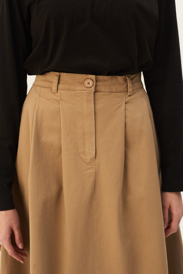 Rue De Tokyo PEN PRE DYED TWILL - LIGHT BROWN
