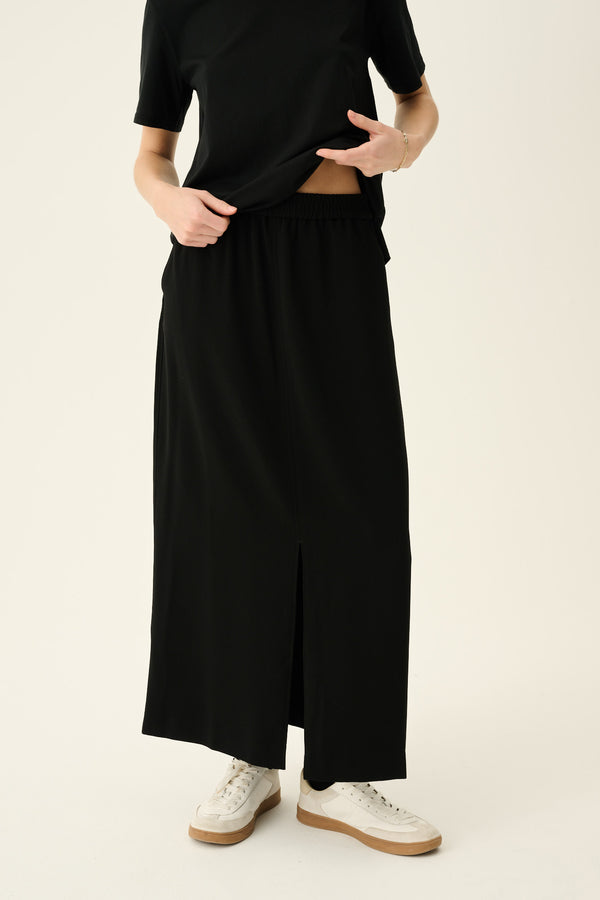 Rue De Tokyo PIXIE RECYCLED HEAVY CREPE - BLACK
