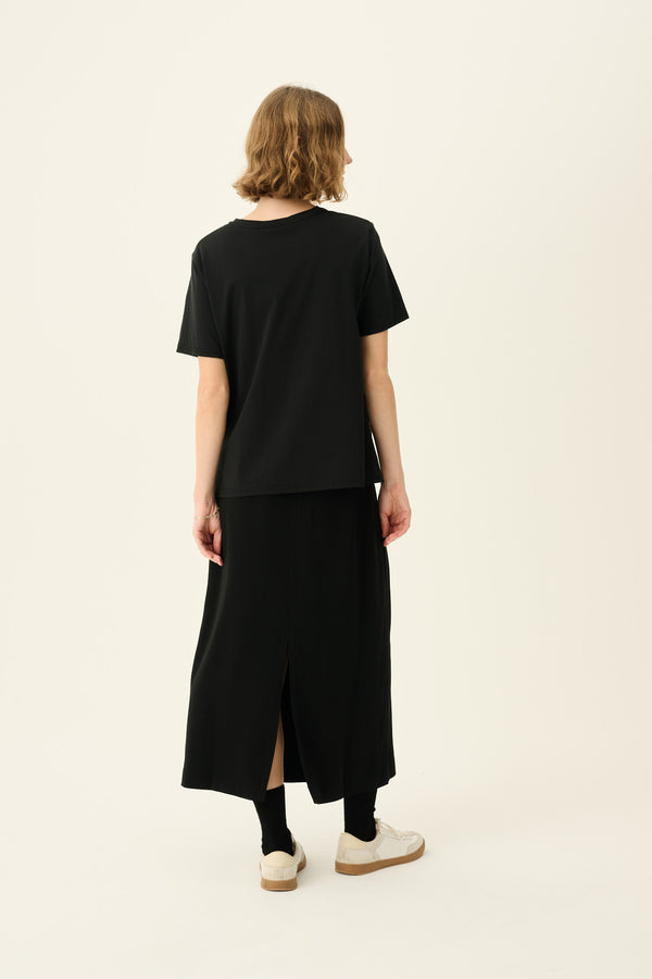 Rue De Tokyo PIXIE RECYCLED HEAVY CREPE - BLACK