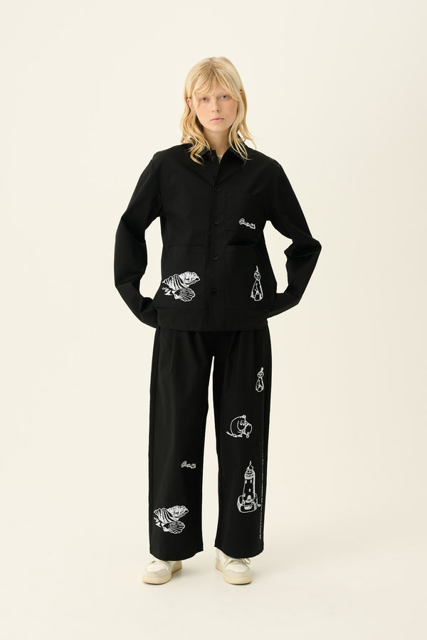 Rue De Tokyo PRUDIE MOOMIN TWILL EMBROIDERY