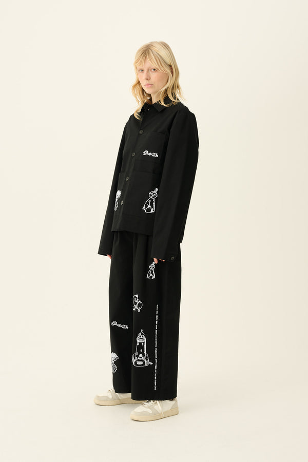 Rue De Tokyo PRUDIE MOOMIN TWILL EMBROIDERY