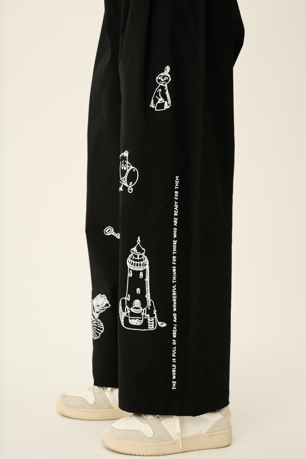 Rue De Tokyo PRUDIE MOOMIN TWILL EMBROIDERY