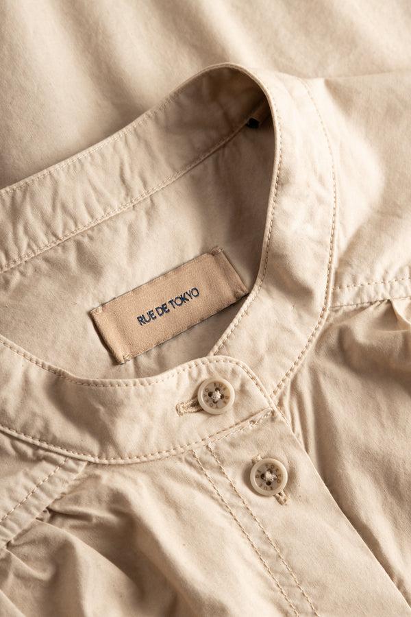 Rue De Tokyo SABINE GARMENT DYED POPLIN - BEIGE