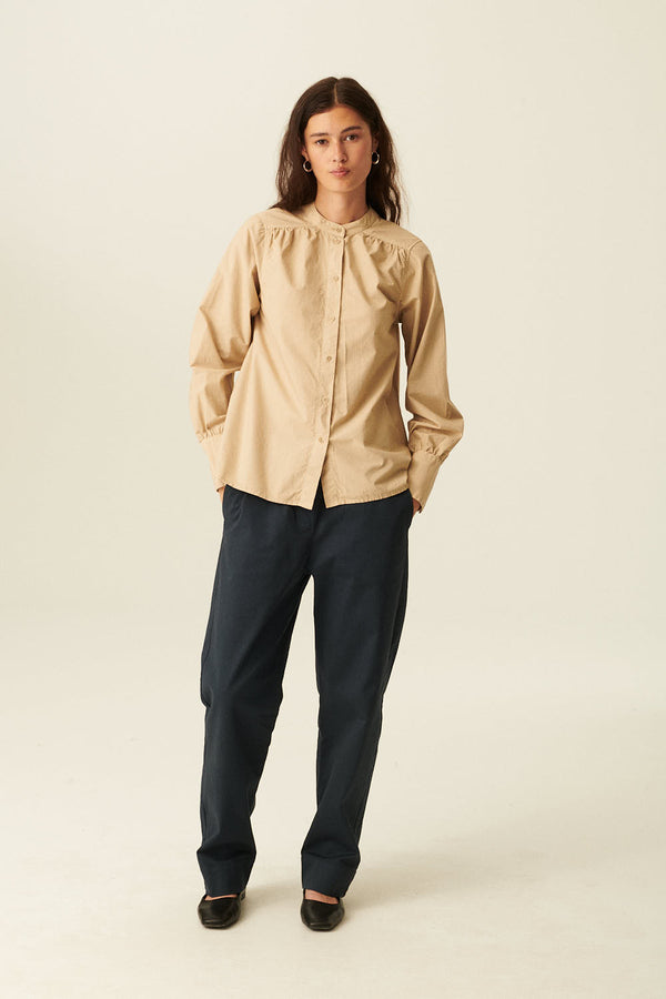 Rue De Tokyo SABINE GARMENT DYED POPLIN - BEIGE