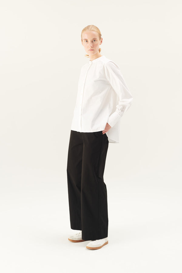 Rue De Tokyo SABINE GARMENT DYED POPLIN - WHITE