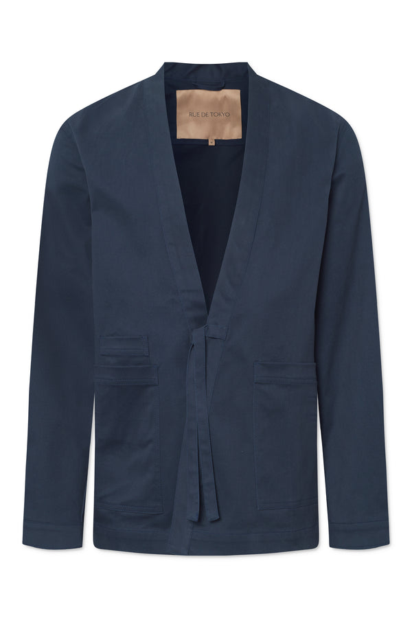 rue de tokyo SIGMUND PRE DYED TWILL - DARK NAVY