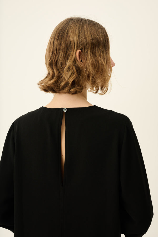 Rue De Tokyo SIMAKO RECYCLED HEAVY CREPE - BLACK
