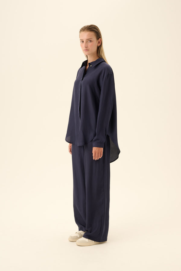 Rue De Tokyo STELLA SILK - NAVY