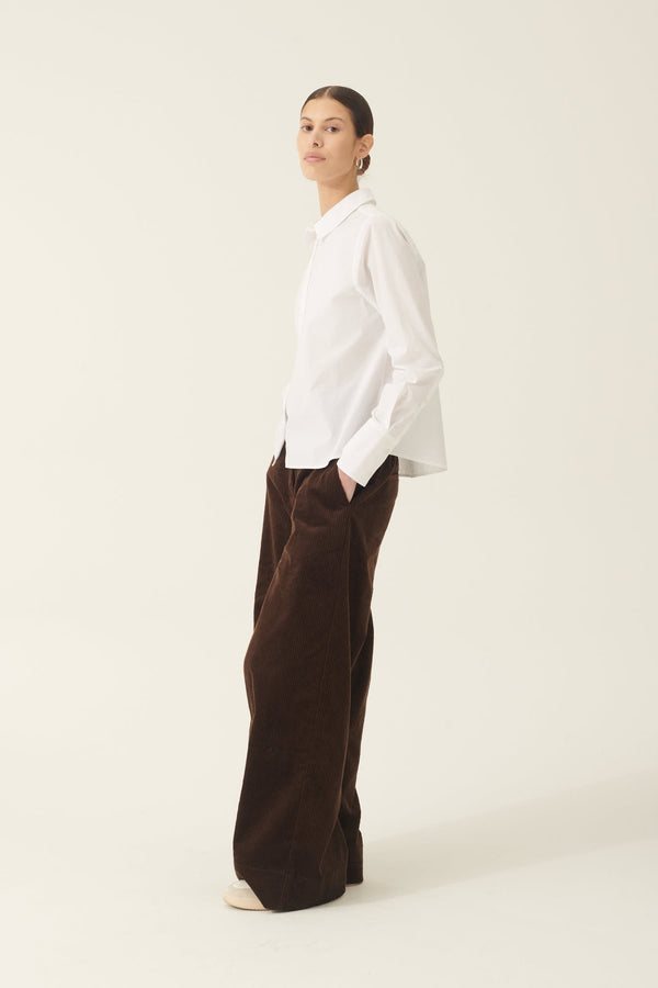 Rue De Tokyo SYLINA GARMENT DYED POPLIN - WHITE