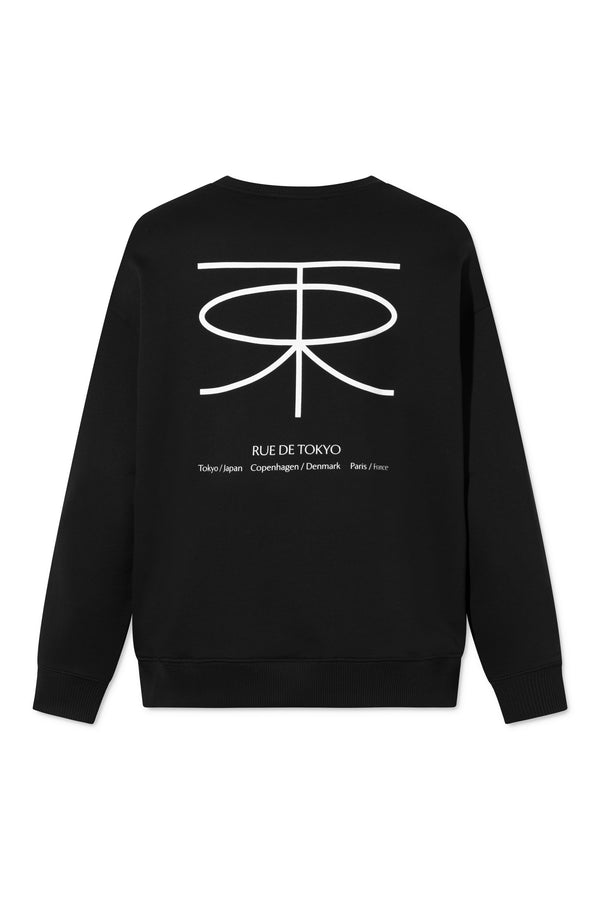 Rue De Tokyo TIM CREWNECK BLACK