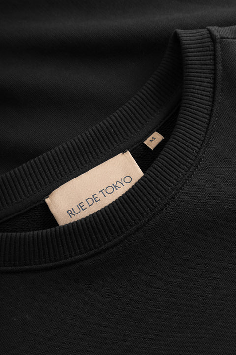 Rue De Tokyo TIM CREWNECK BLACK