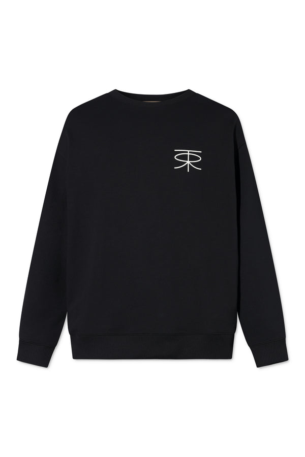 rue de tokyo TIM CREWNECK BLACK