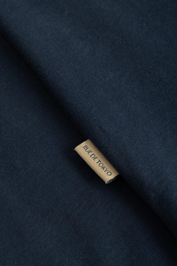 Rue De Tokyo TRISH LIGHT COTTON JERSEY - NAVY