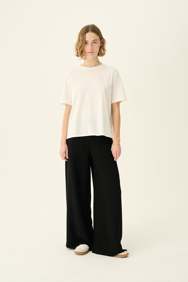 rue de tokyo TRISH LIGHT COTTON JERSEY - WHITE