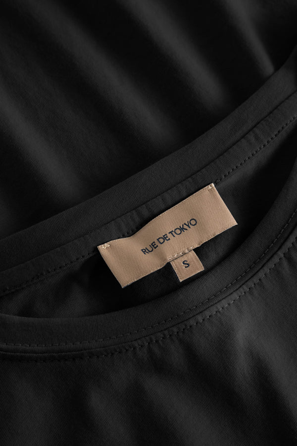 Rue De Tokyo TRISH T-SHIRT BLACK - BLACK