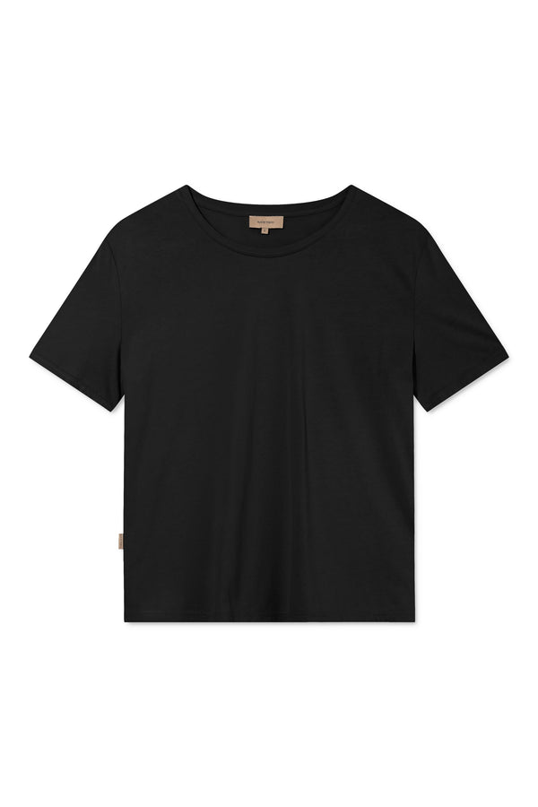 rue de tokyo TRISH T-SHIRT BLACK - BLACK