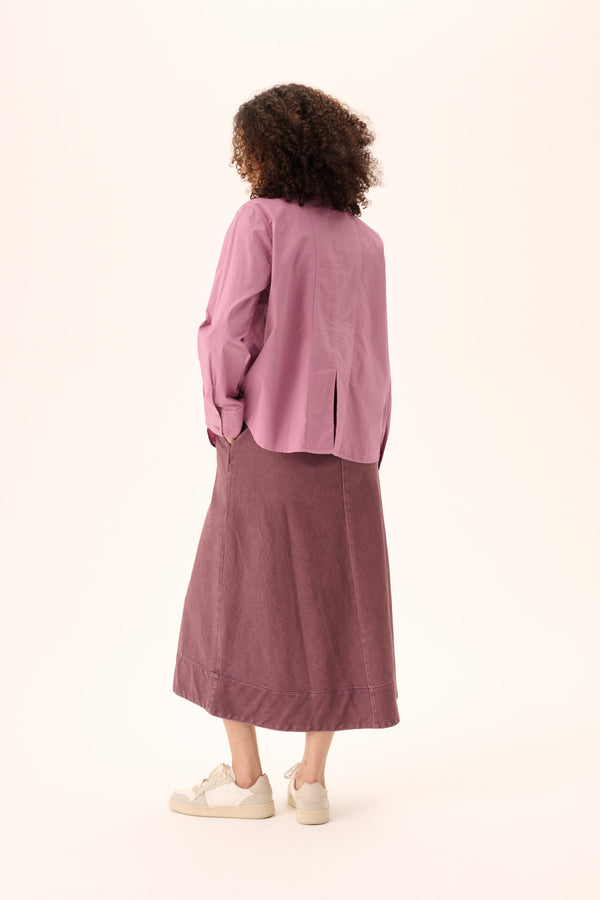 Rue De Tokyo SHOSHANA GARMENT DYED POPLIN - DUSKY ORCHID