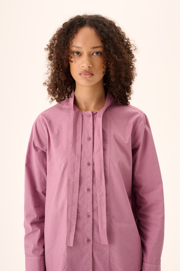 Rue De Tokyo SHOSHANA GARMENT DYED POPLIN - DUSKY ORCHID