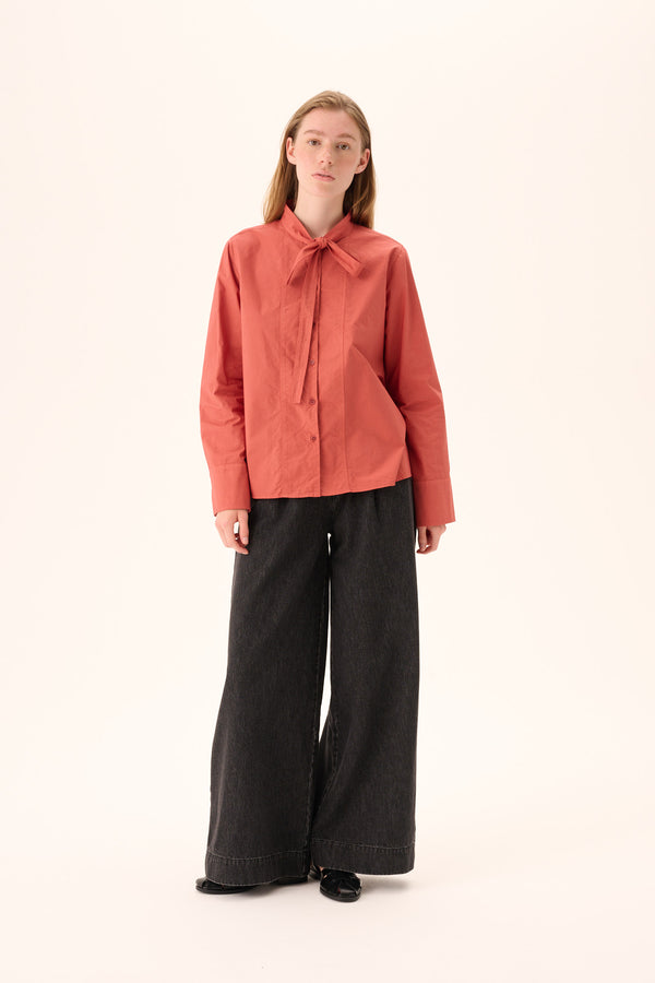 rue de tokyo SHOSHANA GARMENT DYED POPLIN - FADED RUST