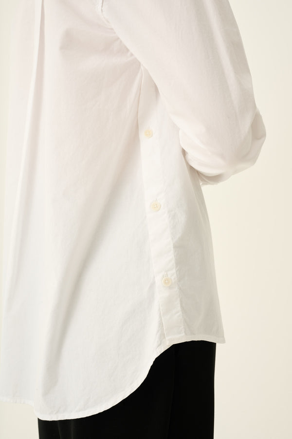 Rue De Tokyo SOFIE ORGANIC GARMENT DYED POPLIN - WHITE