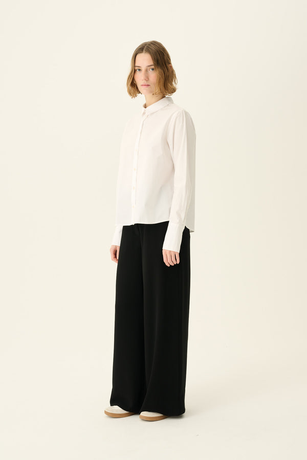 Rue De Tokyo SYLINA ORGANIC GARMENT DYED POPLIN - WHITE