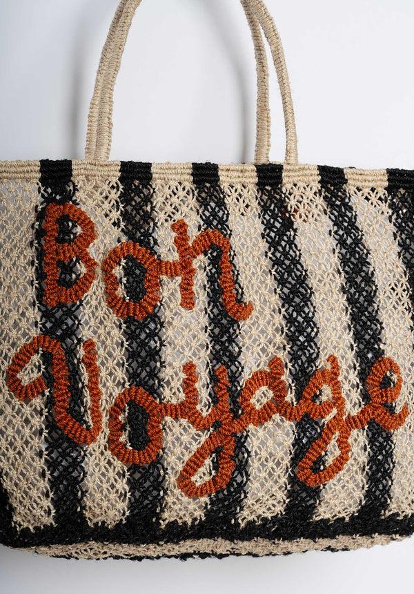 Rue Madam Beach Bag Barry Bon Voyage Black