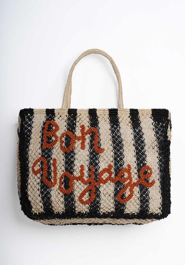 rue madam Beach Bag Barry Bon Voyage Black