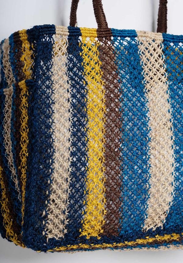 Rue Madam Beach Bag Barry No Word Blue-Yellow
