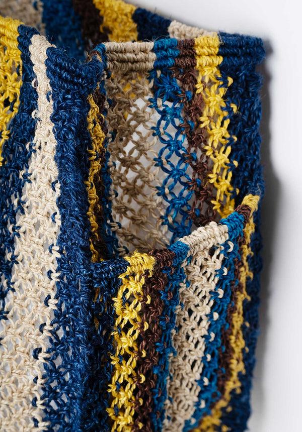 Rue Madam Beach Bag Barry No Word Blue-Yellow