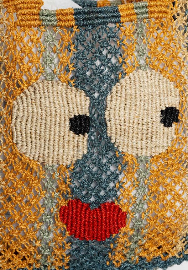 Rue Madam Beach Bag Cara Big Eyes Navy-Multi