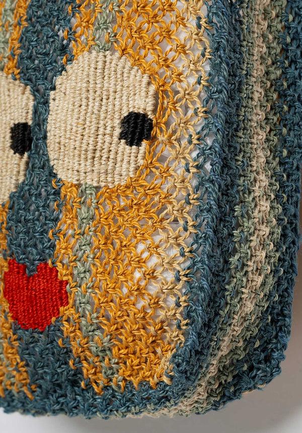 Rue Madam Beach Bag Cara Big Eyes Navy-Multi