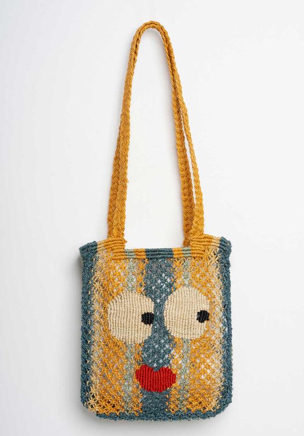rue madam Beach Bag Cara Big Eyes Navy-Multi