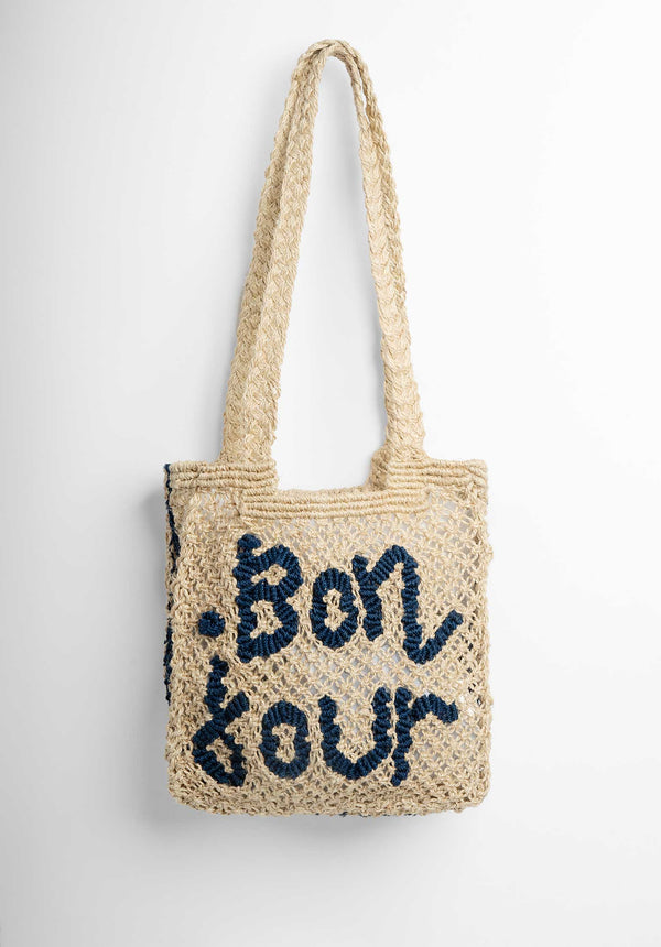 rue madam Beach Bag Cara Bonjour Natural