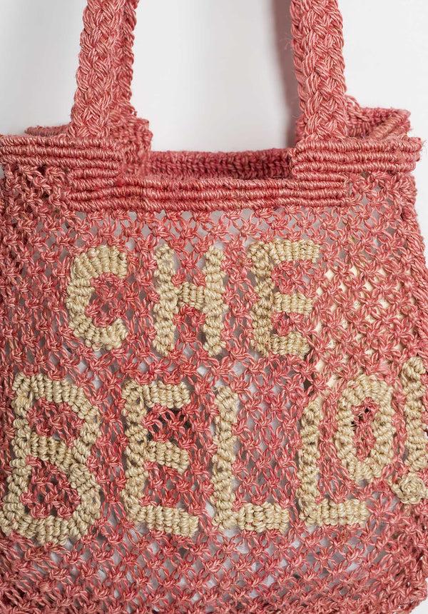 Rue Madam Beach Bag Cara Che Bello Berry