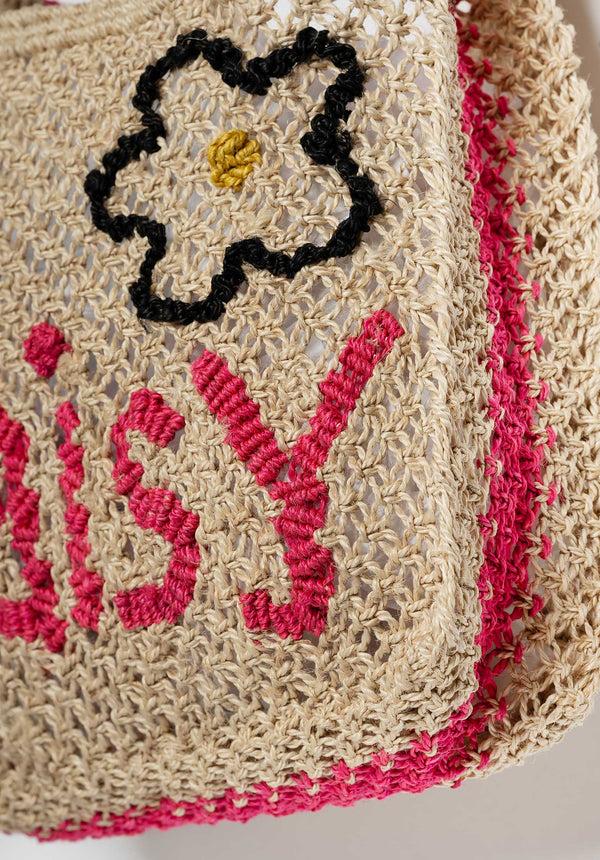 Rue Madam Beach Bag Cara Daisy Nat