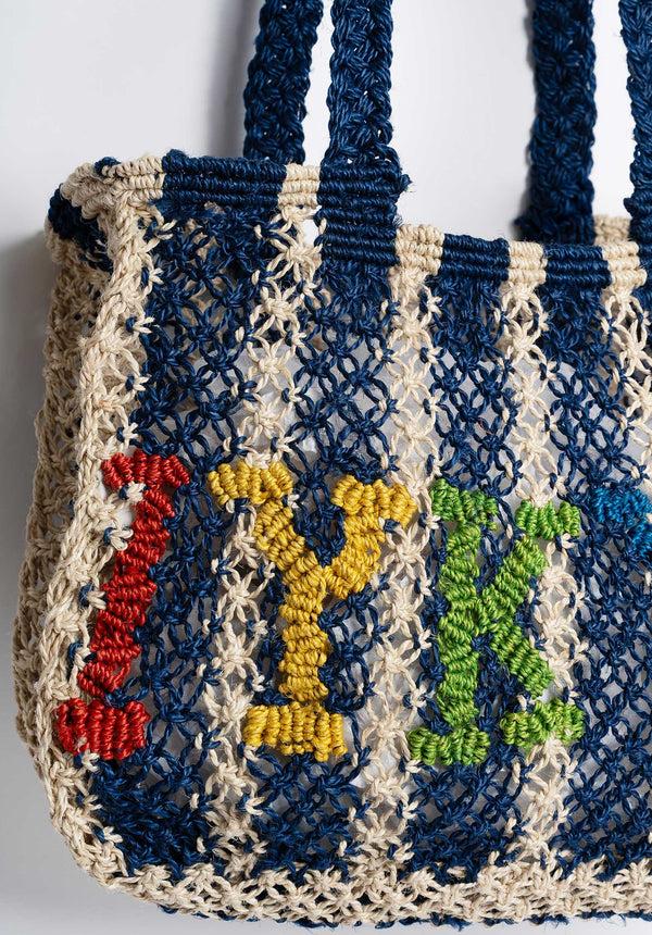 Rue Madam Beach Bag Cara I Know Iyki Indigo