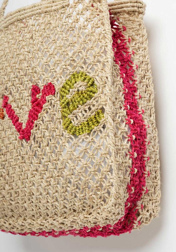 Rue Madam Beach Bag Cara Love Natural